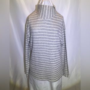 ANTHROPOLOGIE PLUS AMADI WOMEN'S HERRINGBONE TEXTURED KNIT NWT